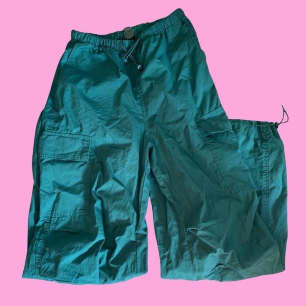 Mid-Rise Cargo Parachute Pant - XXS